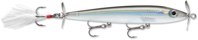 Rapala X-Rap Prop Topwater Lure 4 3/8in 3/8 oz Floating Pearl Grey Shiner