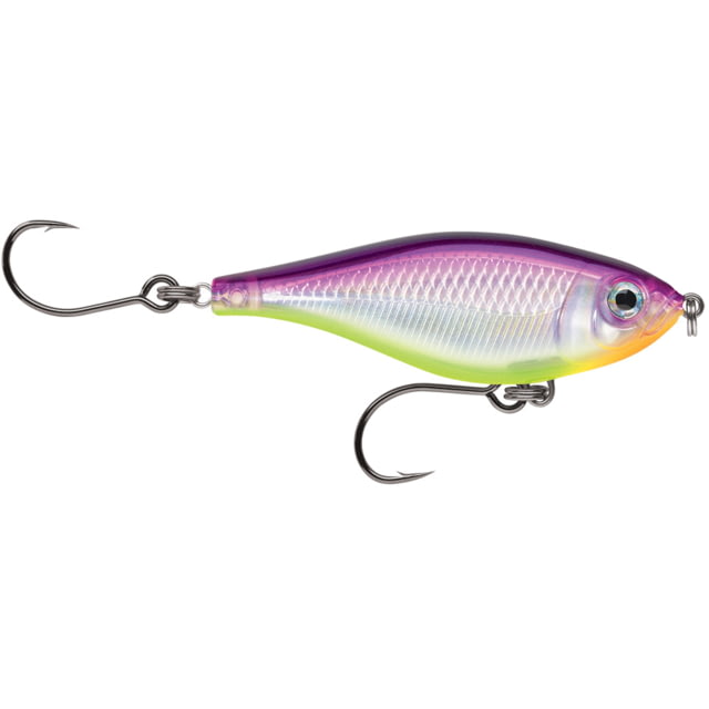 Rapala X-Rap Twitchin' Mullet Hard Bait 2-1/2in 5/16oz Purple Chartreuse