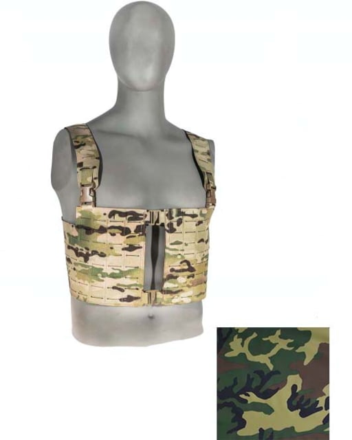 Raptor Tactical Archer Super Light Chest Rig MK2 Woodland Split - Raptor Tactical
