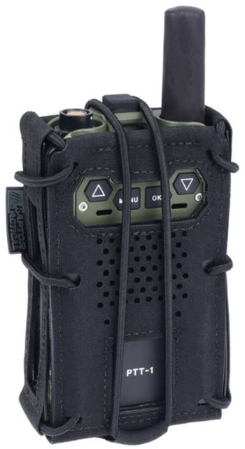Raptor Tactical Axnes MP50 Radio Pouch Black - Raptor Tactical