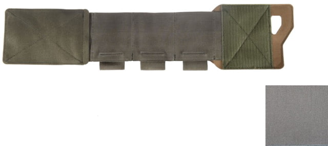 Raptor Tactical Ghost Elastic Cummerbund w/Pouches Velcro Extra Large Tactical Grey - Raptor Tactical