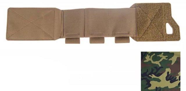 Raptor Tactical Ghost Elastic Cummerbund w/Pouches Velcro Extra Large Woodland - Raptor Tactical