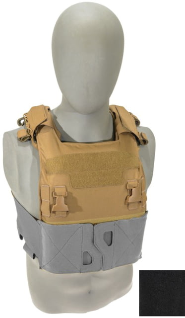 Raptor Tactical GHOST MK1 Plate Carrier MOLLE/Velcro Large Black - Raptor Tactical