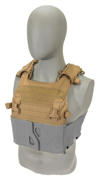 Raptor Tactical GHOST MK2 Plate Carrier MOLLE/Velcro Large Coyote Brown - Raptor Tactical