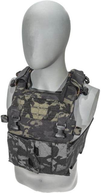 Raptor Tactical GHOST MK2 Plate Carrier MOLLE/Velcro Extra Large MultiCam Black - Raptor Tactical