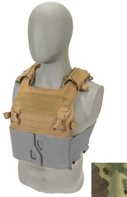 Raptor Tactical GHOST MK2 Plate Carrier MOLLE/Velcro Large MultiCam - Raptor Tactical