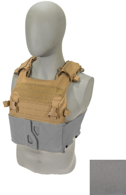 Raptor Tactical GHOST MK2 Plate Carrier MOLLE/Velcro Large Tactical Grey - Raptor Tactical