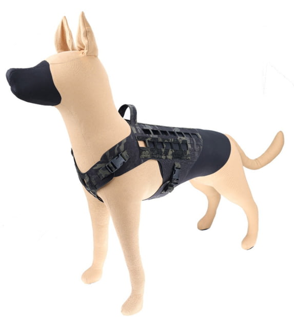 Raptor Tactical K9 Drago Dog Harness Black Multicam 3XL - Raptor Tactical
