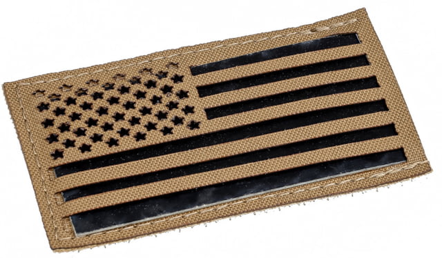 Raptor Tactical Laser-Cut Reversible IR/Reflective Flag Patch Coyote Brown - Raptor Tactical