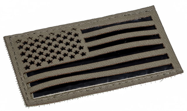 Raptor Tactical Laser-Cut Reversible IR/Reflective Flag Patch Ranger Green - Raptor Tactical