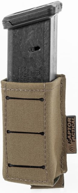 Raptor Tactical MAGNUS Ultralight Short Pistol Magazine Pouch Coyote Brown One Size - Raptor Tactical