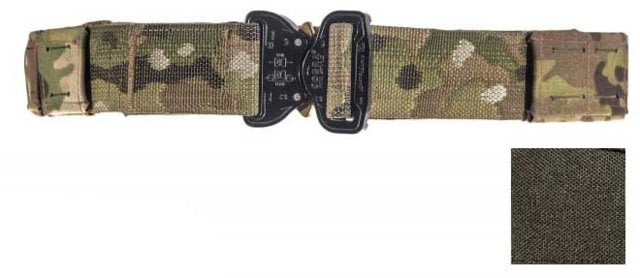 Raptor Tactical ODIN Mark IV Duty Belt Cobra 45 D-Ring Buckle 1 Row Molle Panel 3GUN Stiffness Ranger Green Large - Raptor Tactical