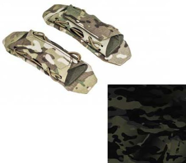 Raptor Tactical Plate Carrier Shoulder Pads Velcro One Size MultiCam Black - Raptor Tactical
