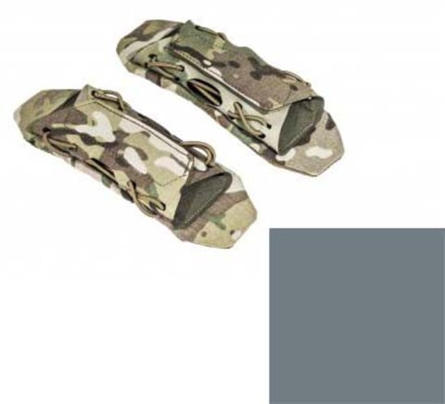 Raptor Tactical Plate Carrier Shoulder Pads Velcro One Size Tactical Grey - Raptor Tactical