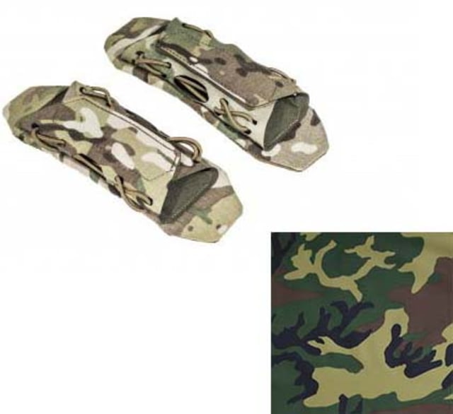 Raptor Tactical Plate Carrier Shoulder Pads Velcro One Size Woodland - Raptor Tactical