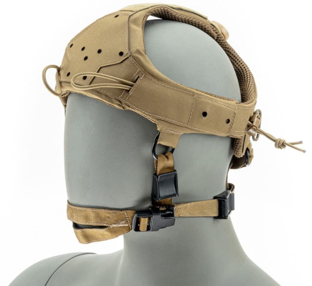 Raptor Tactical Sentinel Skull Crusher GEN 2.0 Headgear without Bungee Cord Coyote Brown - Raptor Tactical