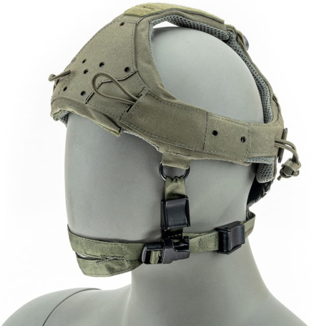 Raptor Tactical Sentinel Skull Crusher GEN 2.0 Headgear without Bungee Cord Ranger Green - Raptor Tactical