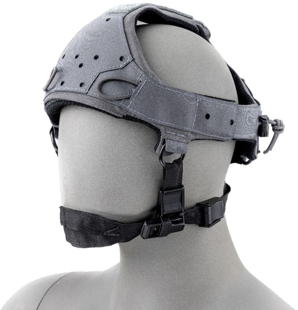 Raptor Tactical Sentinel Skull Crusher GEN 2.0 Headgear without Bungee Cord Tactical Grey One Size - Raptor Tactical