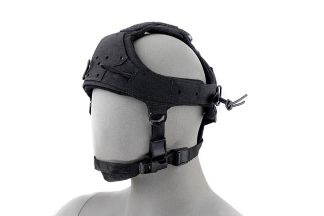 Raptor Tactical Sentinel Skullcrusher GEN 2.0 Tactical Headgear with Bungee Cord Black One size - Raptor Tactical