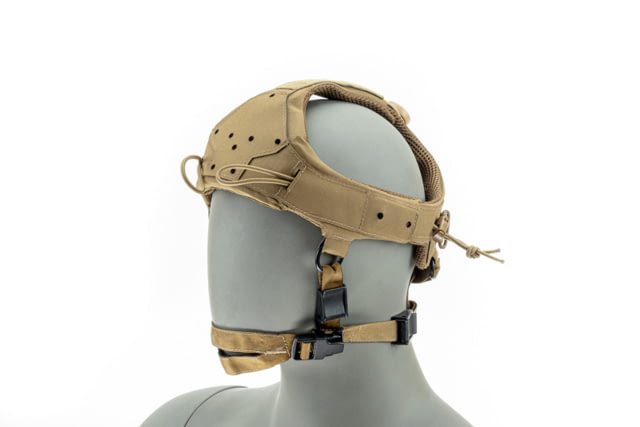 Raptor Tactical Sentinel Skullcrusher GEN 2.0 Tactical Headgear with Bungee Cord Coyote Brown One size - Raptor Tactical