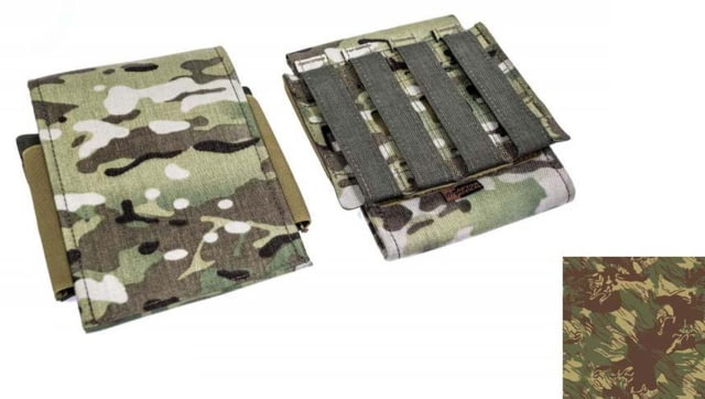Raptor Tactical Side Plate Pockets MOLLE/Velcro 5.5L x 6.5W Rhodesian - Raptor Tactical