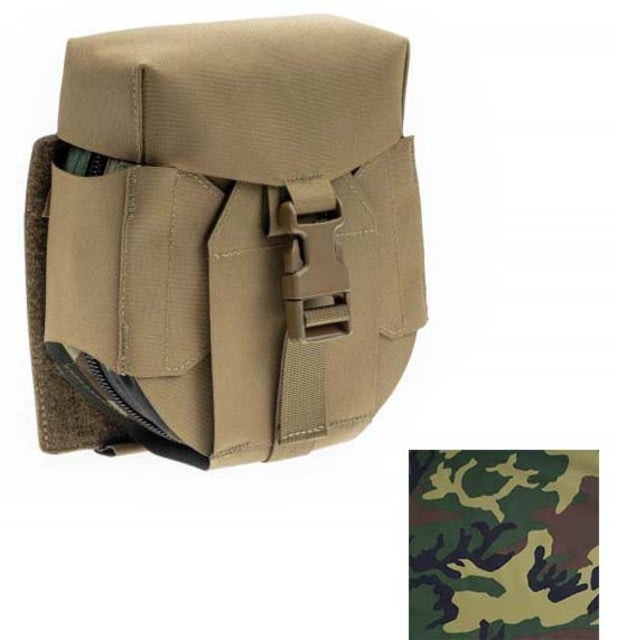 Raptor Tactical Skin Ammo M249 SAW NUTSACK Pouches Soft Woodland 100 - Raptor Tactical