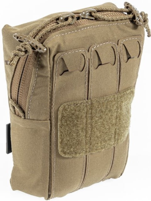 Raptor Tactical Small Utility Pouch w/ChemLight Holders Coyote Brown - Raptor Tactical