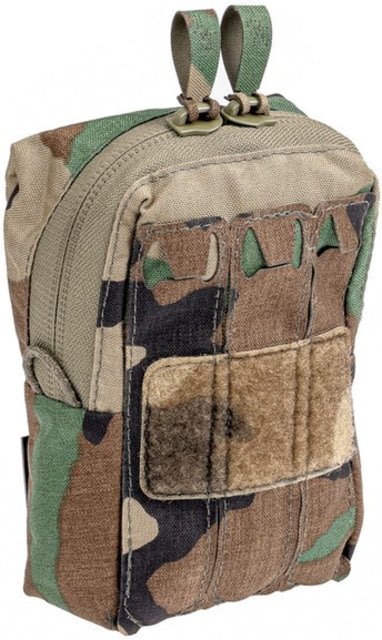 Raptor Tactical Small Utility Pouch with ChemLights Woodland - Raptor Tactical