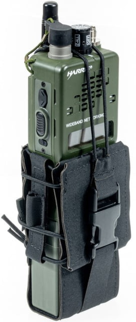 Raptor Tactical Yarn Universal Radio Pouch Black One Size - Raptor Tactical