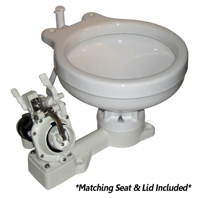 Raritan Fresh Head - Fresh Water Flush - Manual - Household Size - Left Hand Operation