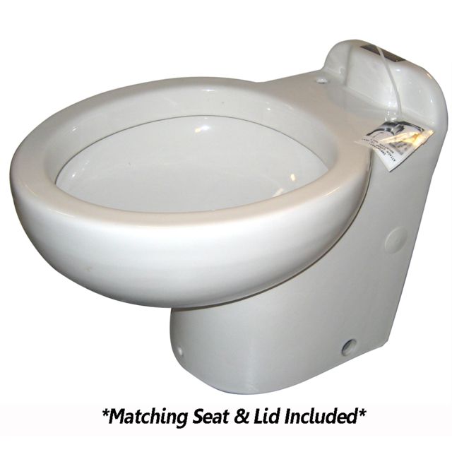 Raritan Marine Elegance - Household Style - White - Remote Intake - Heavy-Duty Push-Button Control - 12V