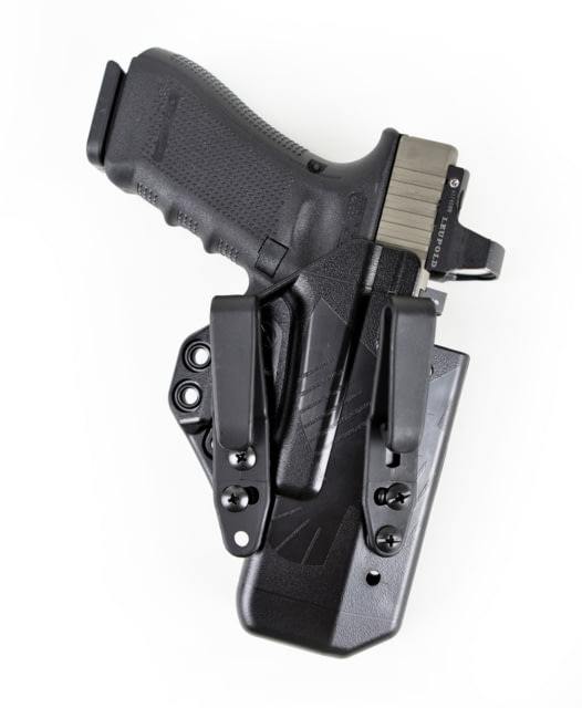Raven Concealment Eidolon Standard Holster Kit Glock 19/UNIV Short Ambi Black - Raven Concealment