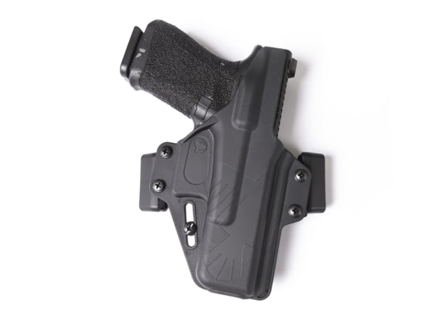 USED Raven Concealment Perun OWB Paddle Holster Glock 19/Glock 23/Glock 32/Glock 26/Glock 45/Glock 19X/Glock 44 Ambidextrous Matte Black PXG19 - Raven Concealment