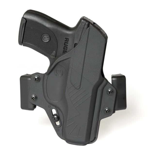 Raven Concealment Perun OWB Paddle Holster Ruger LC9/Ruger LC9s/Ruger LC380/Ruger EC9s Ambidextrous Matte Black - Raven Concealment