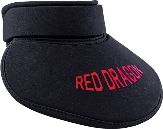 Rawlings Throat Protector Fencing Gorge Black Fabric Covering With Red Dragon Logo One Size Fits All