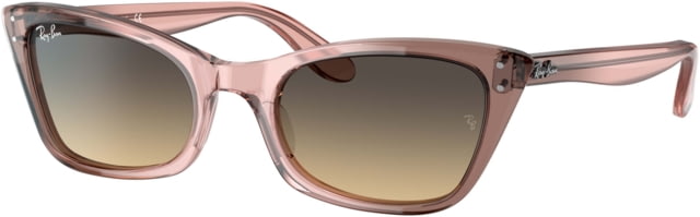 Ray-Ban RB2299 Lady Burbank Sunglasses - Women's Brown Vintage Lenses Transparent Pink 52 - Ray-Ban