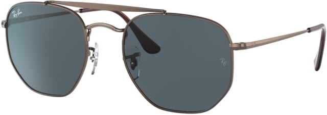 Ray-Ban Marshal RB3648 Sunglasses Dark Blue Lenses Antique Copper 51 - Ray-Ban