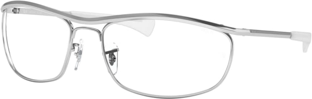Ray-Ban  Olympian I Deluxe Sunglasses Silver Photo Grey/Blue Light Filter 62 - Ray-Ban