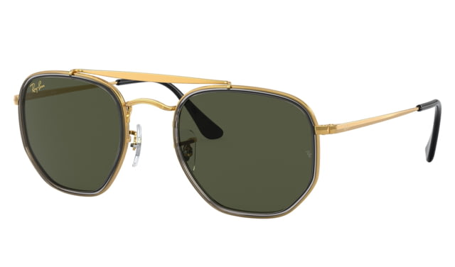 Ray-Ban RB3648M The Marshal II Sunglasses Legend Gold Frame Green Lens 52 - Ray-Ban