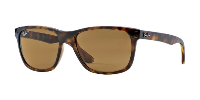 Ray-Ban  Sunglasses - Men's Light Havana Frame Polar Brown 57 mm Lenses - Ray-Ban