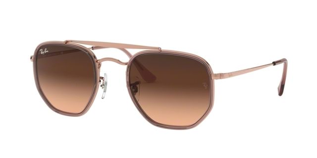 Ray-Ban RB3648M The Marshal II Sunglasses Pink Gradient Brown Lenses 9069A5-52 - Ray-Ban