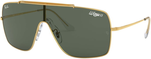 Ray-Ban WINGS II Sunglasses - Men's Gold Frame Green Classic Lenses - Ray-Ban