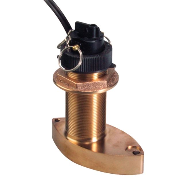 Raymarine Bronze Thru Hull Triducer w/45' Cable B744V