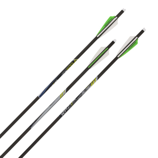 Allen Cx600 Crossbow Bolt, 3 Pack, .006 Straightness, Black, 20in, 93120 by USA Allen Archery Crossbow Bolts