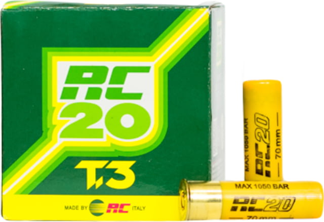 Cartridge RC20 20 Gauge 7/8oz 2 3/4in Shotgun #7.5 250 Rounds Ammo