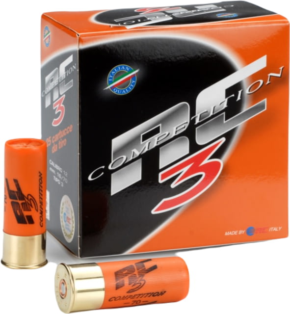Cartridge RC3 Competition 12 Gauge 1oz 2 3/4in Shotgun #8.5 250 Rounds Ammo