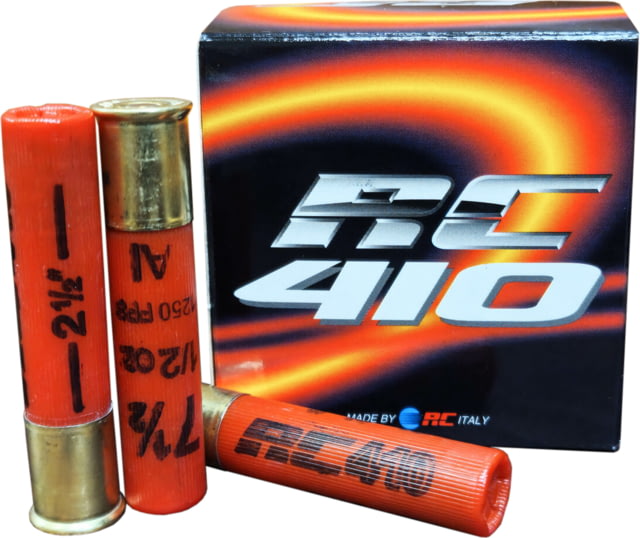 Cartridge RC36 .410 Gauge 5/8oz 2 1/2in Shotgun #7.5 250 Rounds Ammo