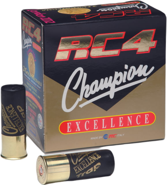 Cartridge RC4 Champion Excellence 12 Gauge 7/8oz 2 3/4in Shotgun #7.5 250 Rounds Ammo
