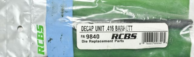 RCBS Decap Unit .416 Barrett - Rcbs