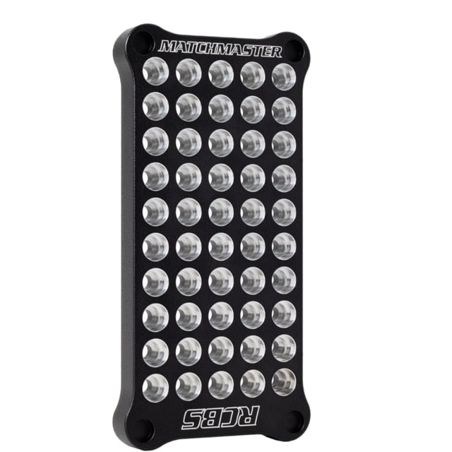 RCBS MatchMaster Multi-Cartridge Reloading Block 6061-T6 Aluminum Black None